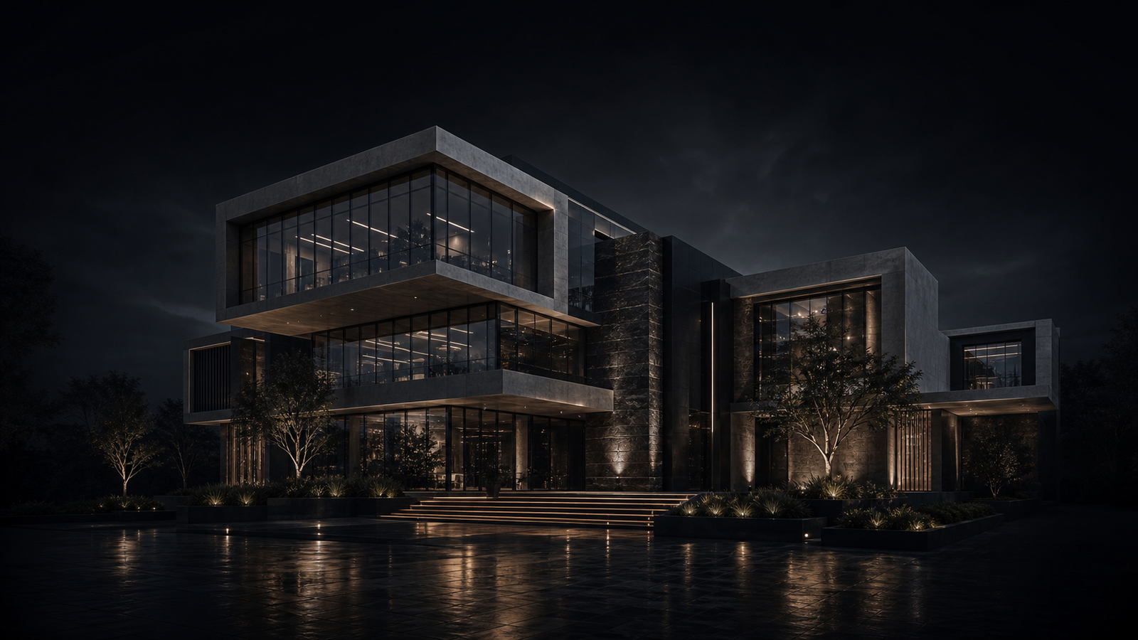 مقر معماري حديث بتصميم فاخر